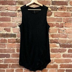 No/Body Clothing 100% Linen Sleeveless Tunic Size Small Nobody Scandinavian